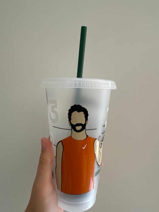 Daniel Ricciardo just do it inspired Starbucks tumbler