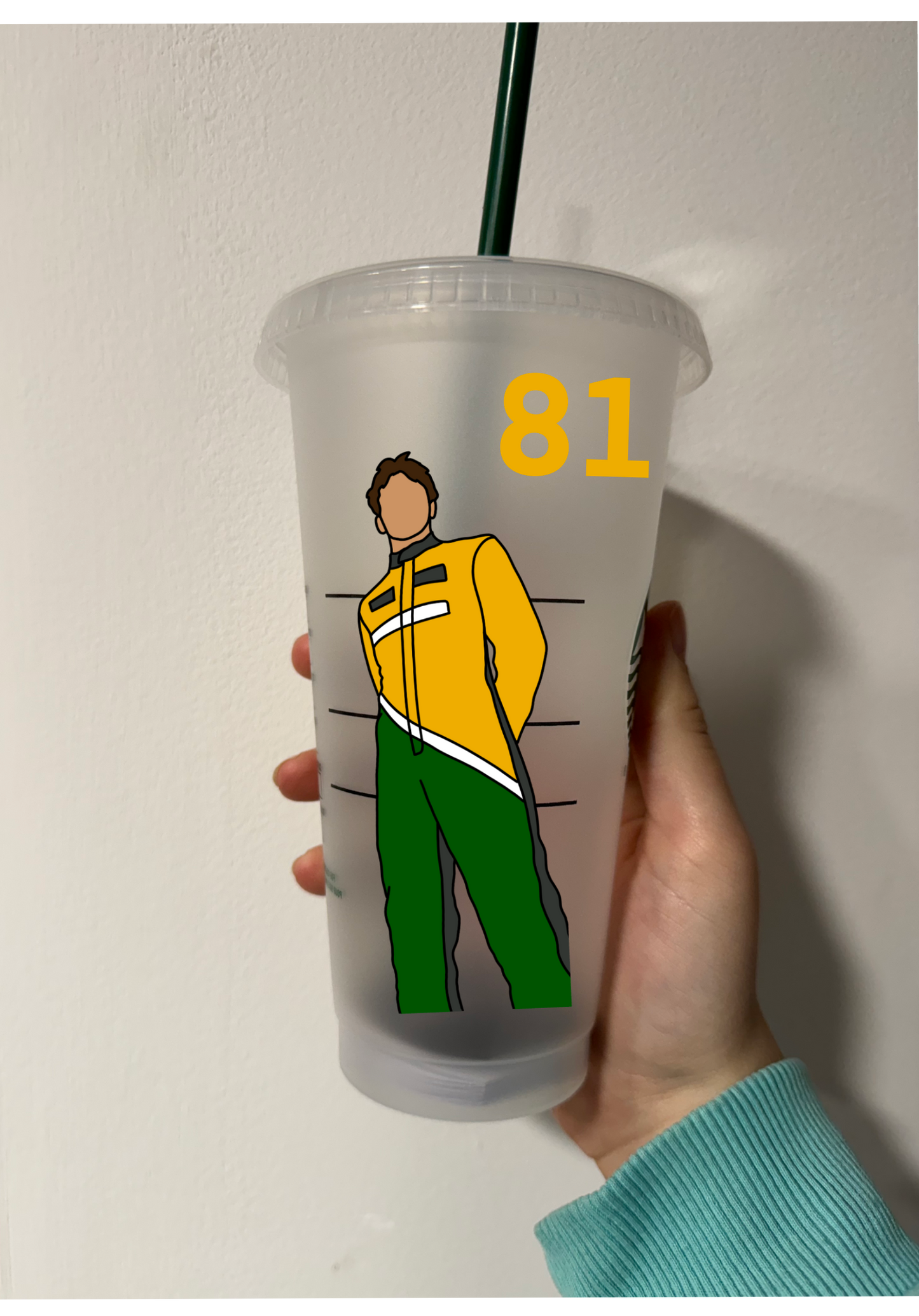 Lando Norris  and Oscar Piastri monaco 2024 inspired Starbuck’s tumbler