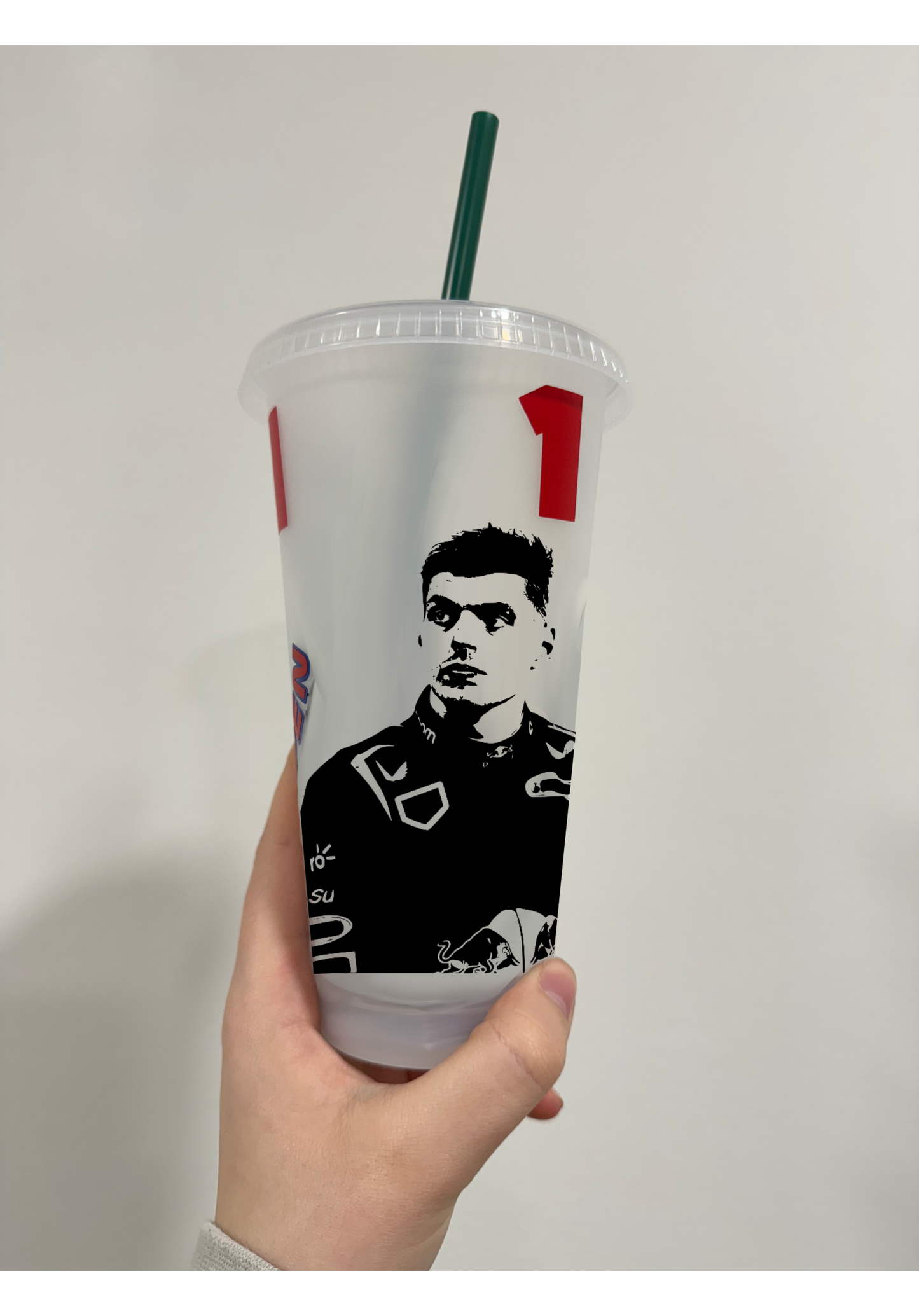 Max Verstappen 2024 silhouette 2 inspired Starbucks tumbler