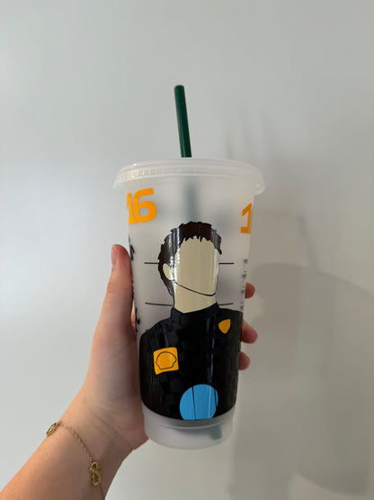 Charles Leclerc 2024 Monza inspired Starbuck tumbler