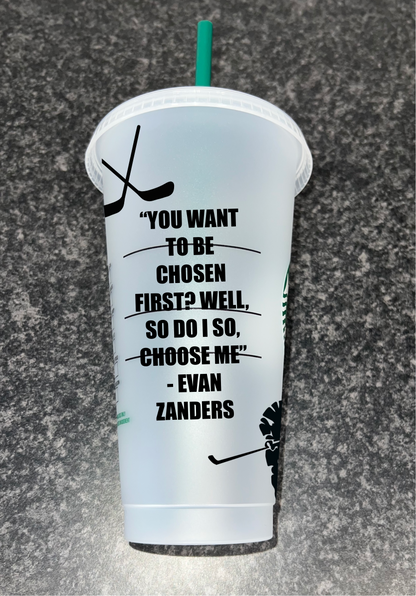 Zander- inspired tumbler