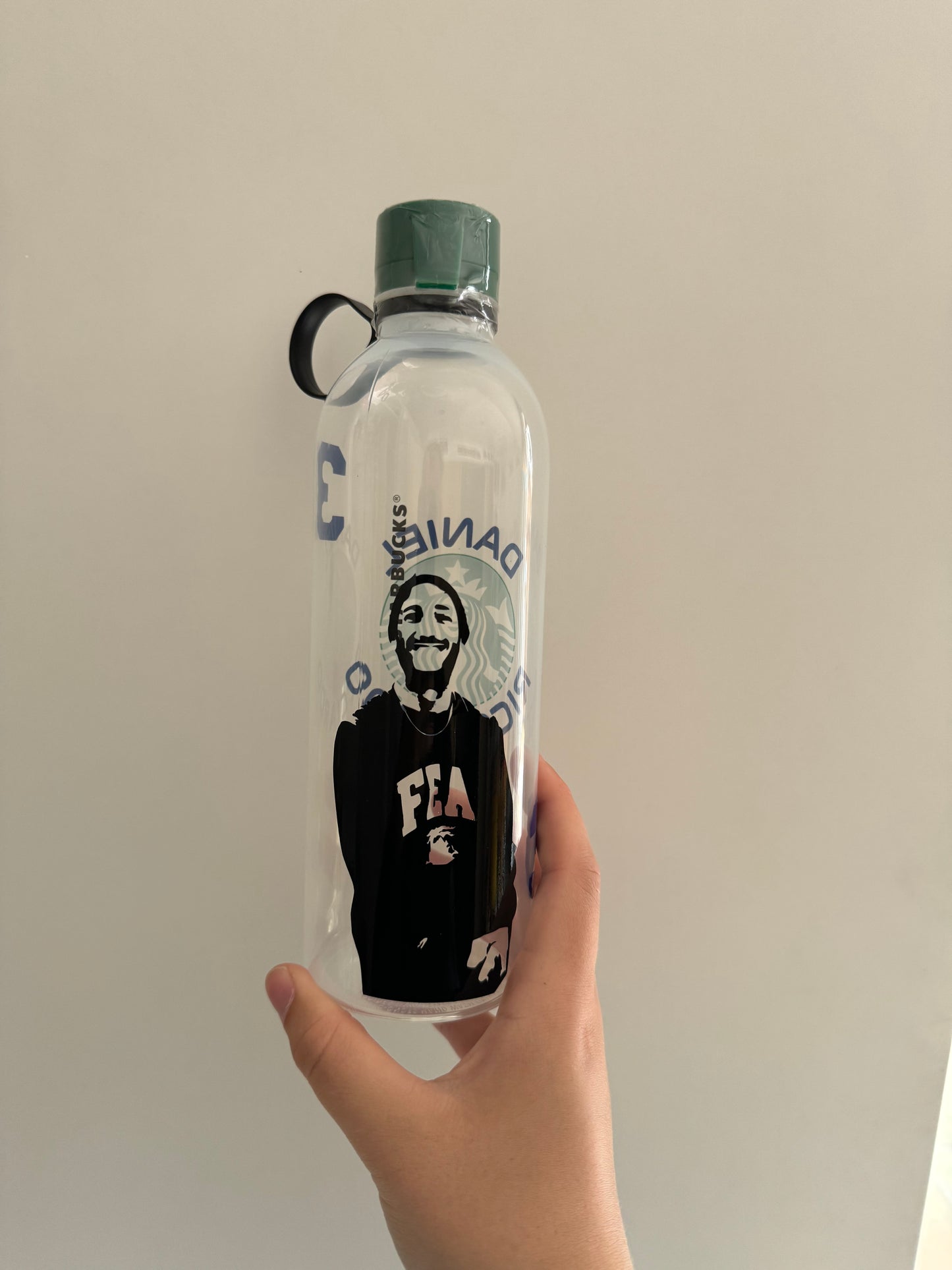 Daniel Ricciardo FEA silhouette inspired Starbucks water bottle