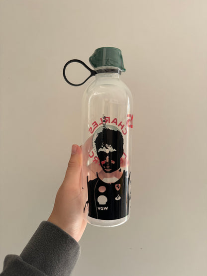 Charles Leclerc 2024 silhouette inspired starbuck water bottle