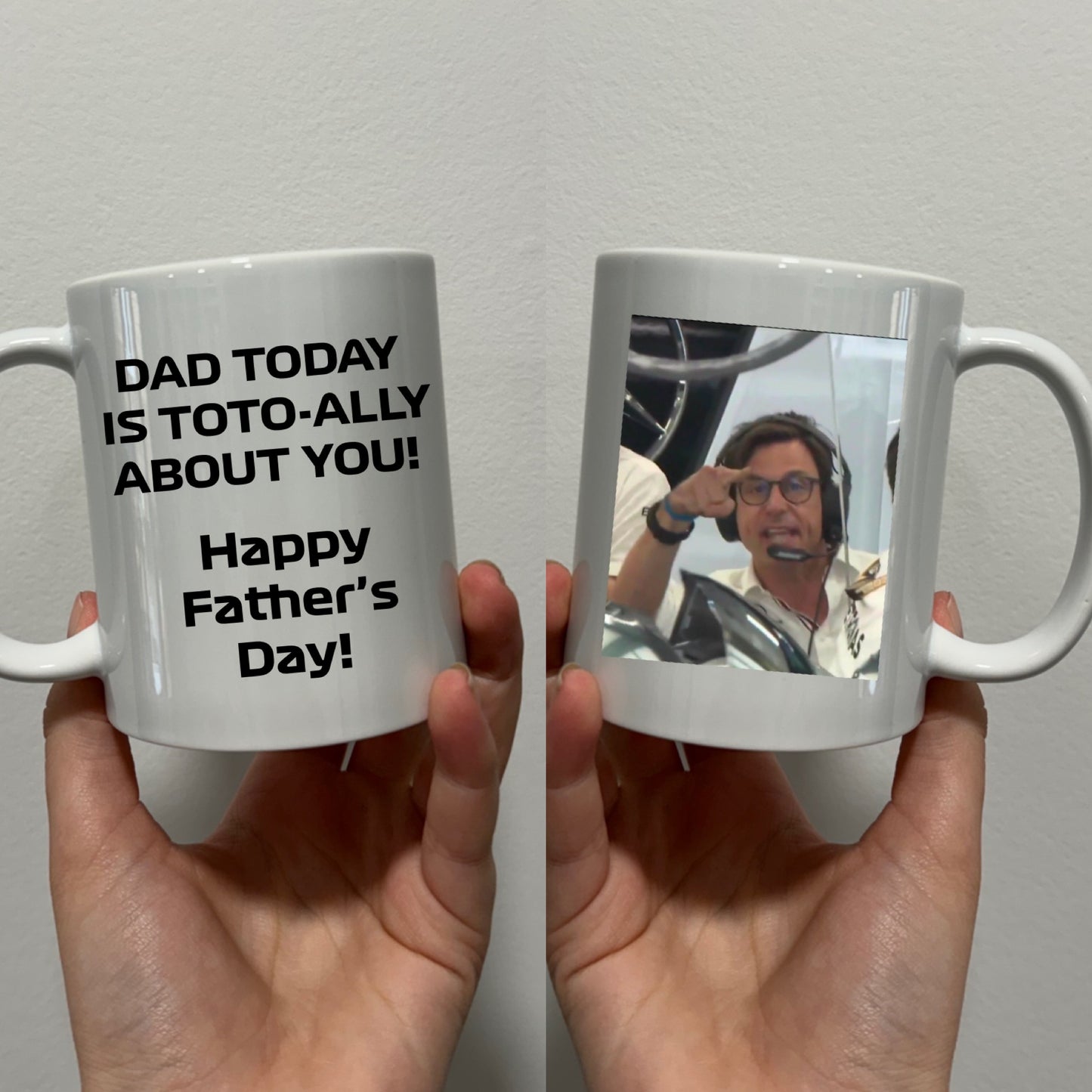 Fathers day f1 mugs themed mug