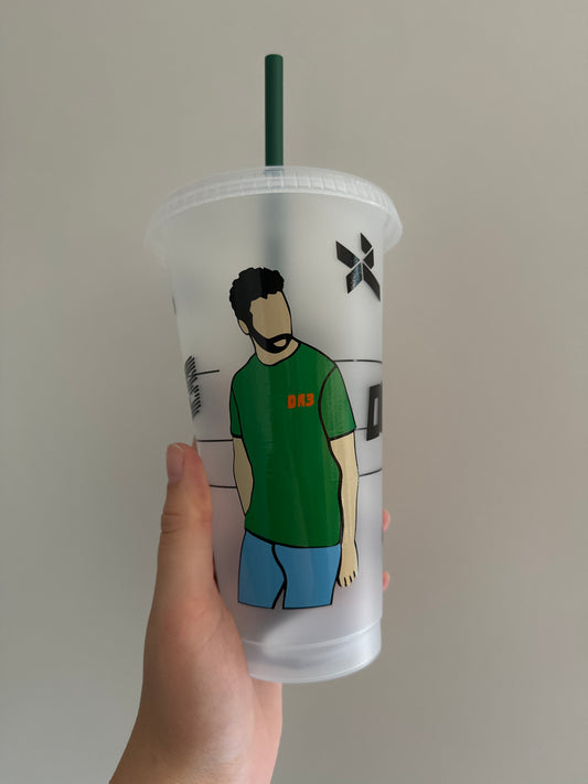 Daniel Ricciardo DR3 inspired Starbucks tumbler