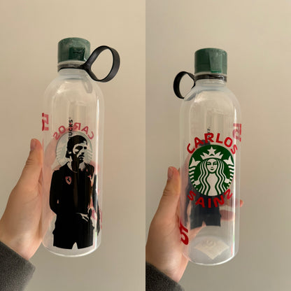 Carlos sainz jr 2024 hat silhouette inspired Starbuck water bottle or tumbler