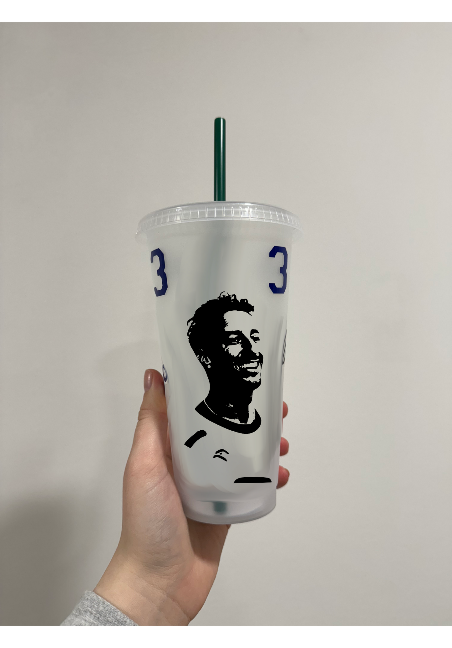 Daniel ricciardo 2024 silhouette interview inspired Starbucks tumbler