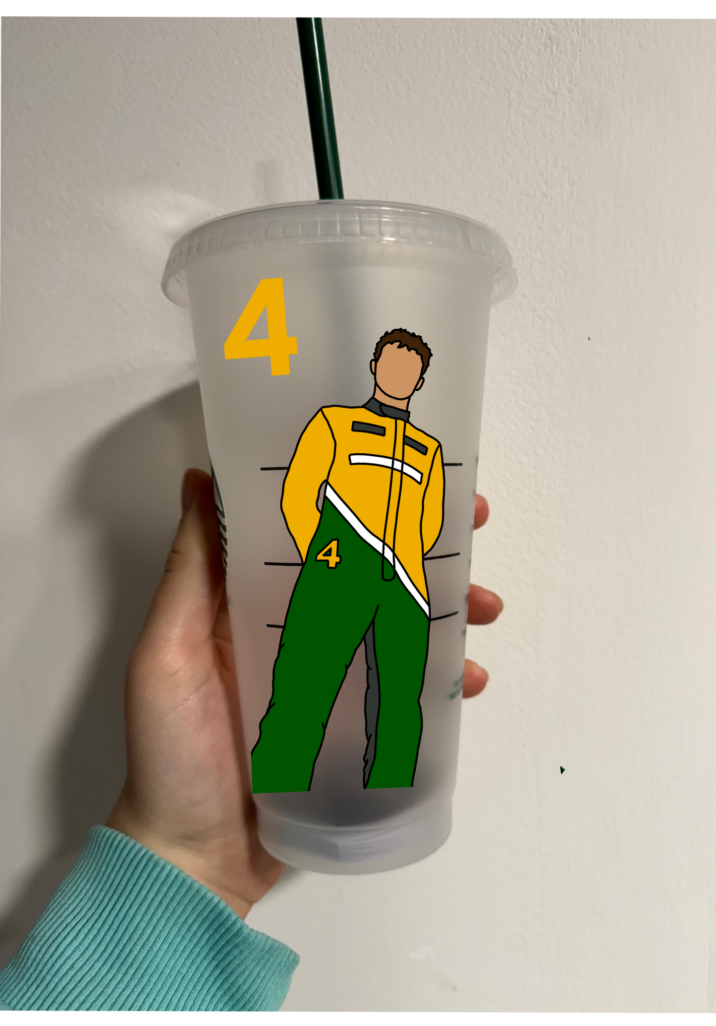 Lando Norris  and Oscar Piastri monaco 2024 inspired Starbuck’s tumbler