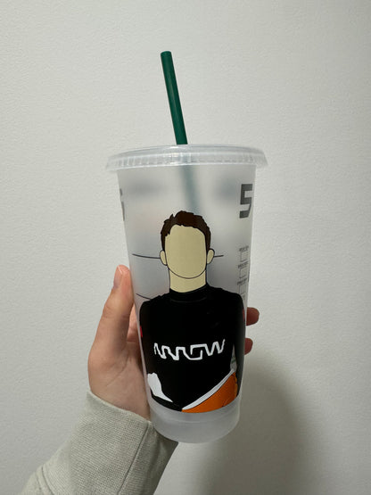 Pato O’ward inspired Starbuck tumbler