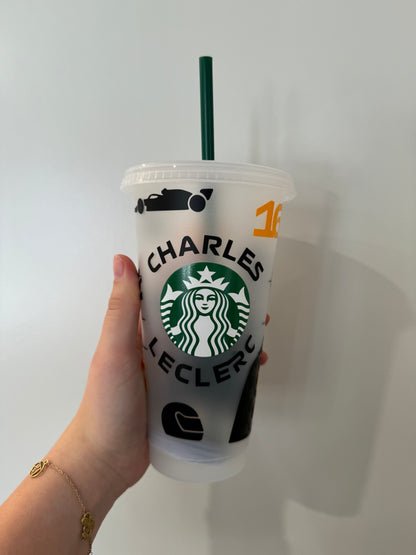 Charles Leclerc 2024 Monza inspired Starbuck tumbler