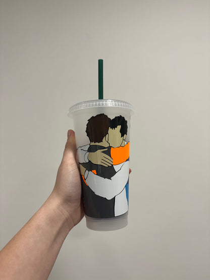 Lando Norris and Daniel Ricciardo inspired Starbucks tumbler