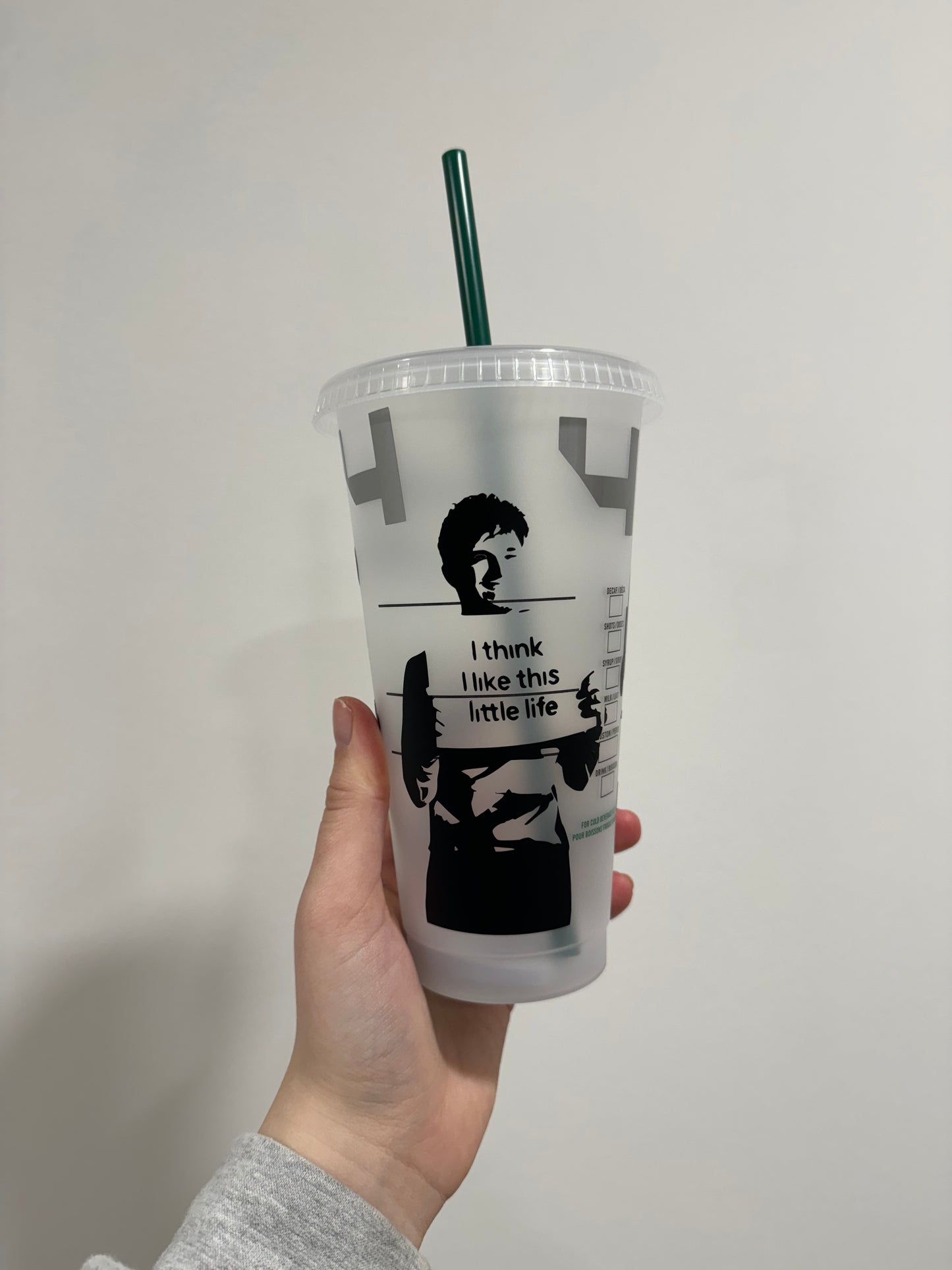 Lando Norris 2024 i think i like this little life silhouette inspired Starbucks tumbler