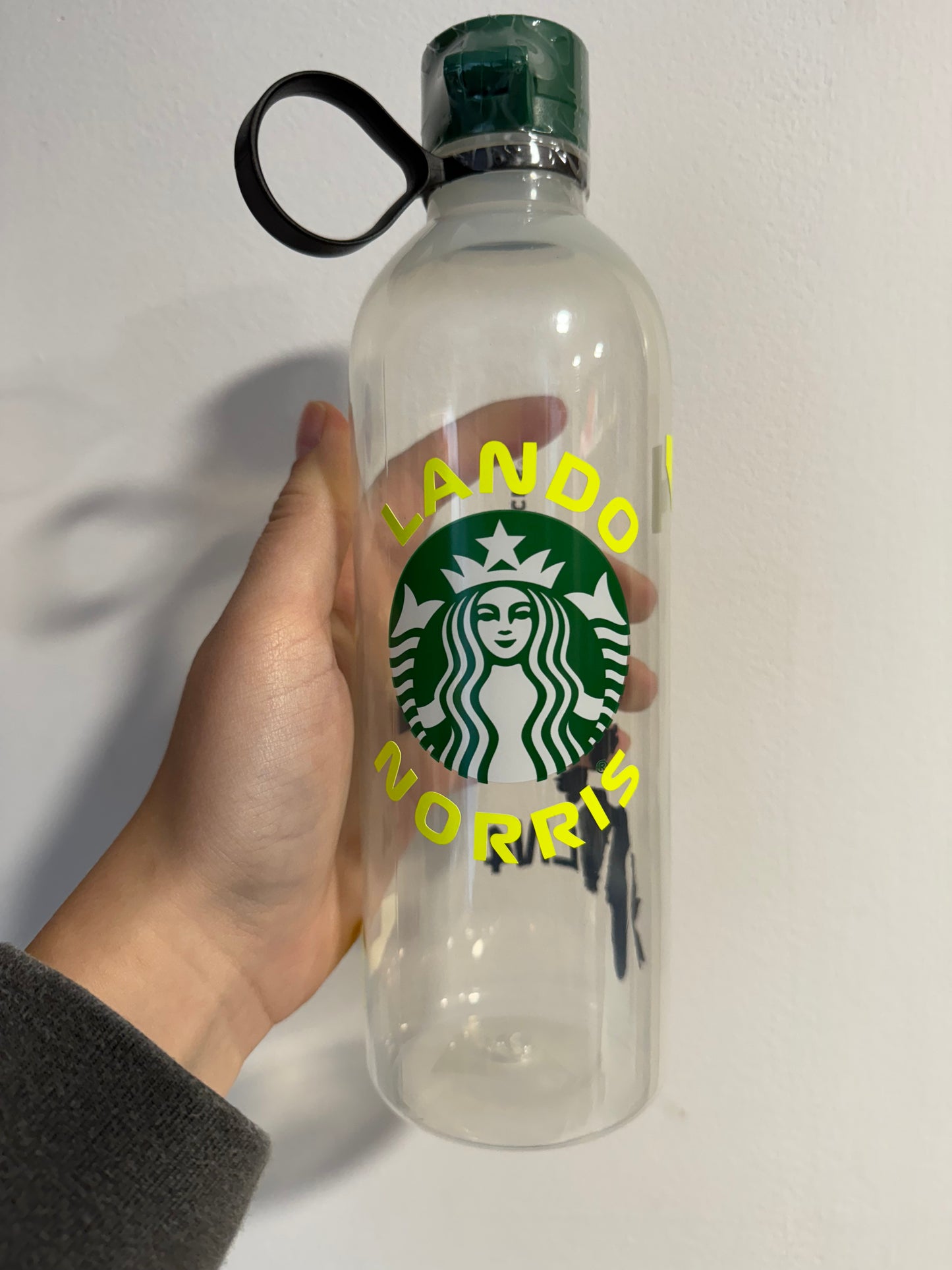 Lando Norris Inspired 2024 silhouette Starbucks water bottle