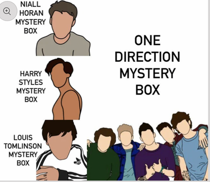 One direction or solo member themed mystery box