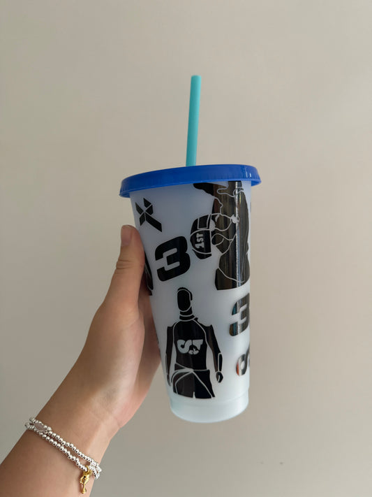 Daniel ricciardo colour changing tumbler