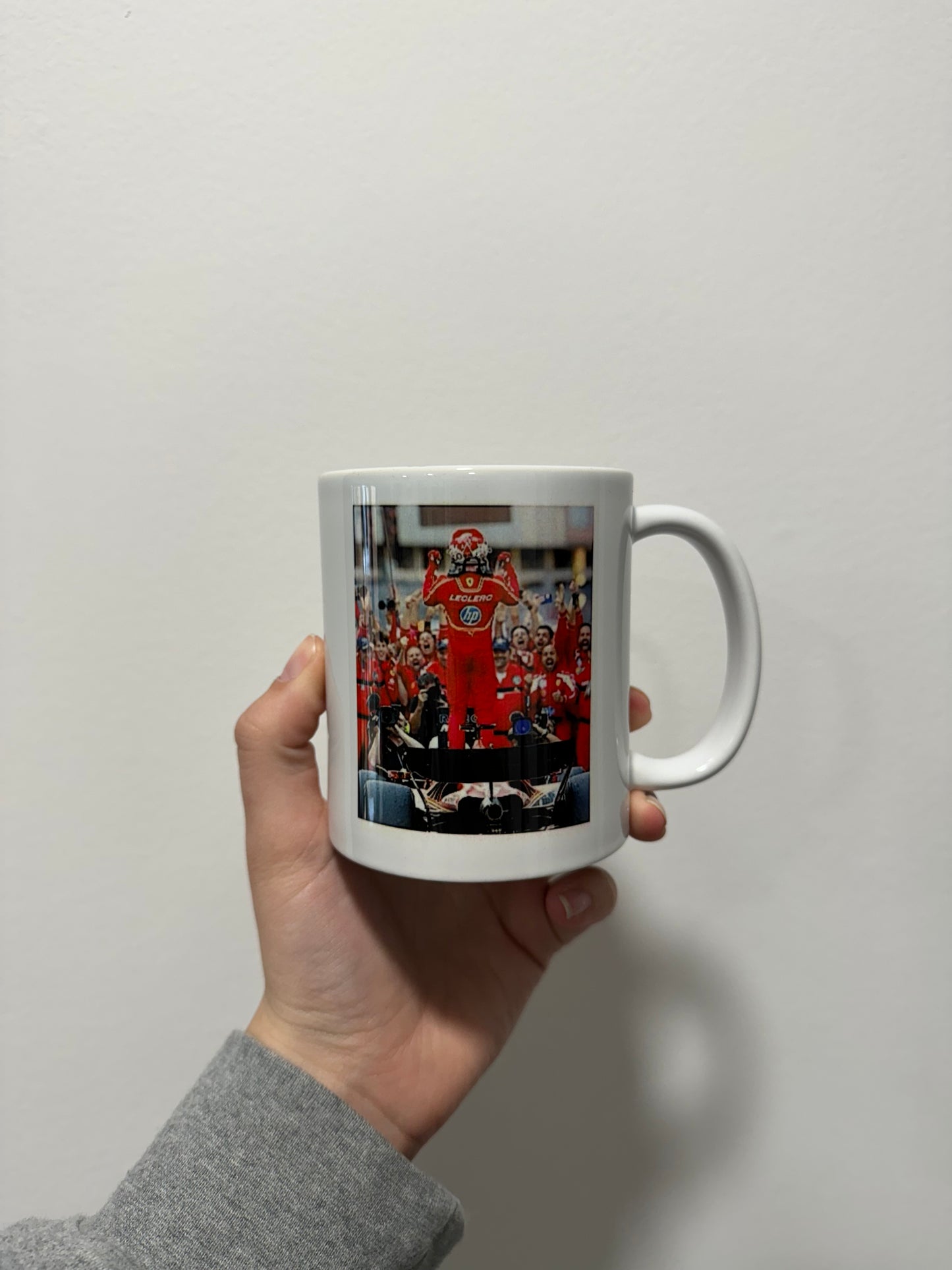 Charles Leclerc monaco home win quote themed mug