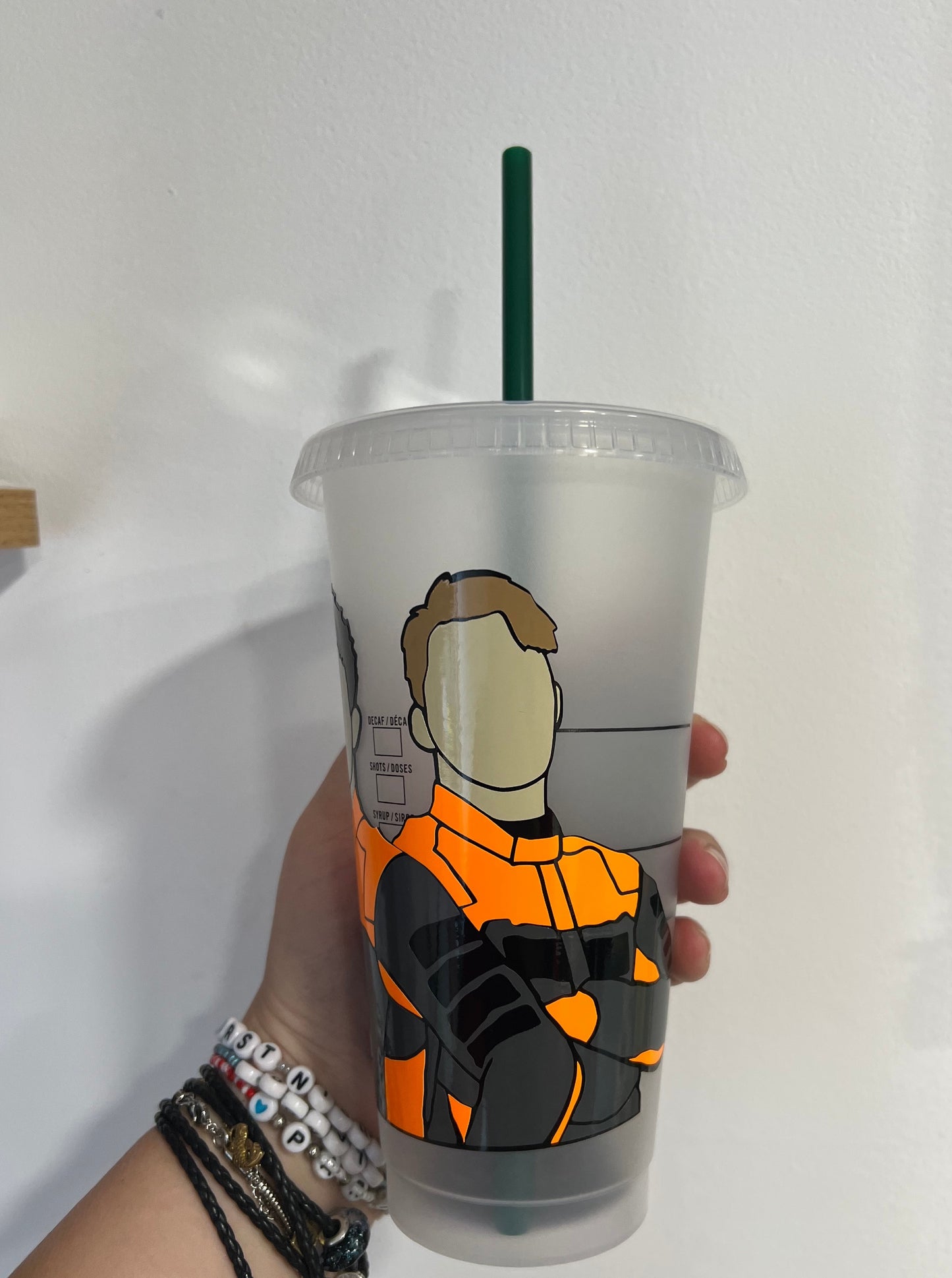 Lando Norris  and Oscar Piastri 2023 inspired Starbuck’s tumbler