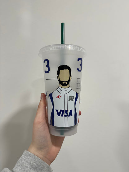 Daniel Ricciardo 2024 inspired Starbucks tumbler