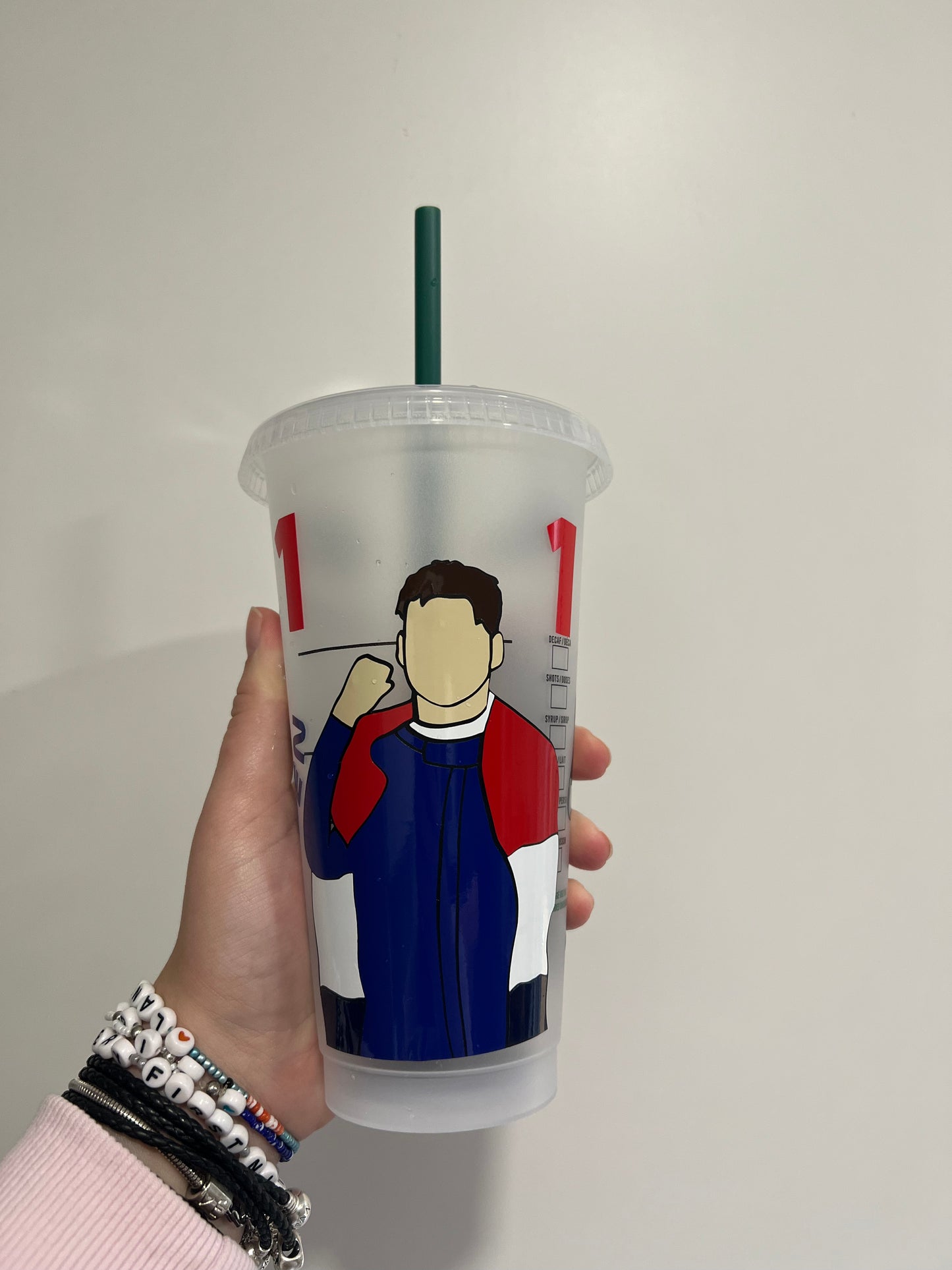 Max verstappen flag inspired Starbucks tumbler