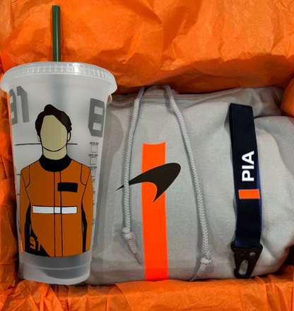 Oscar Piastri Hoodie and Tumbler Gift Set 2024