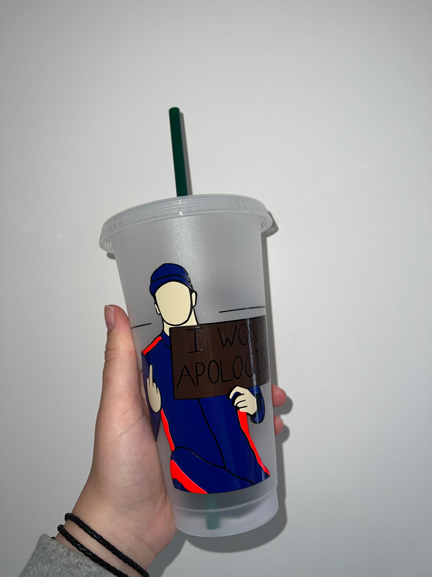 Daniel Ricciardo I won’t apologise inspired Starbucks tumbler