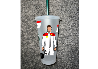 Charles Leclerc 2023 Monaco inspired Starbuck tumbler