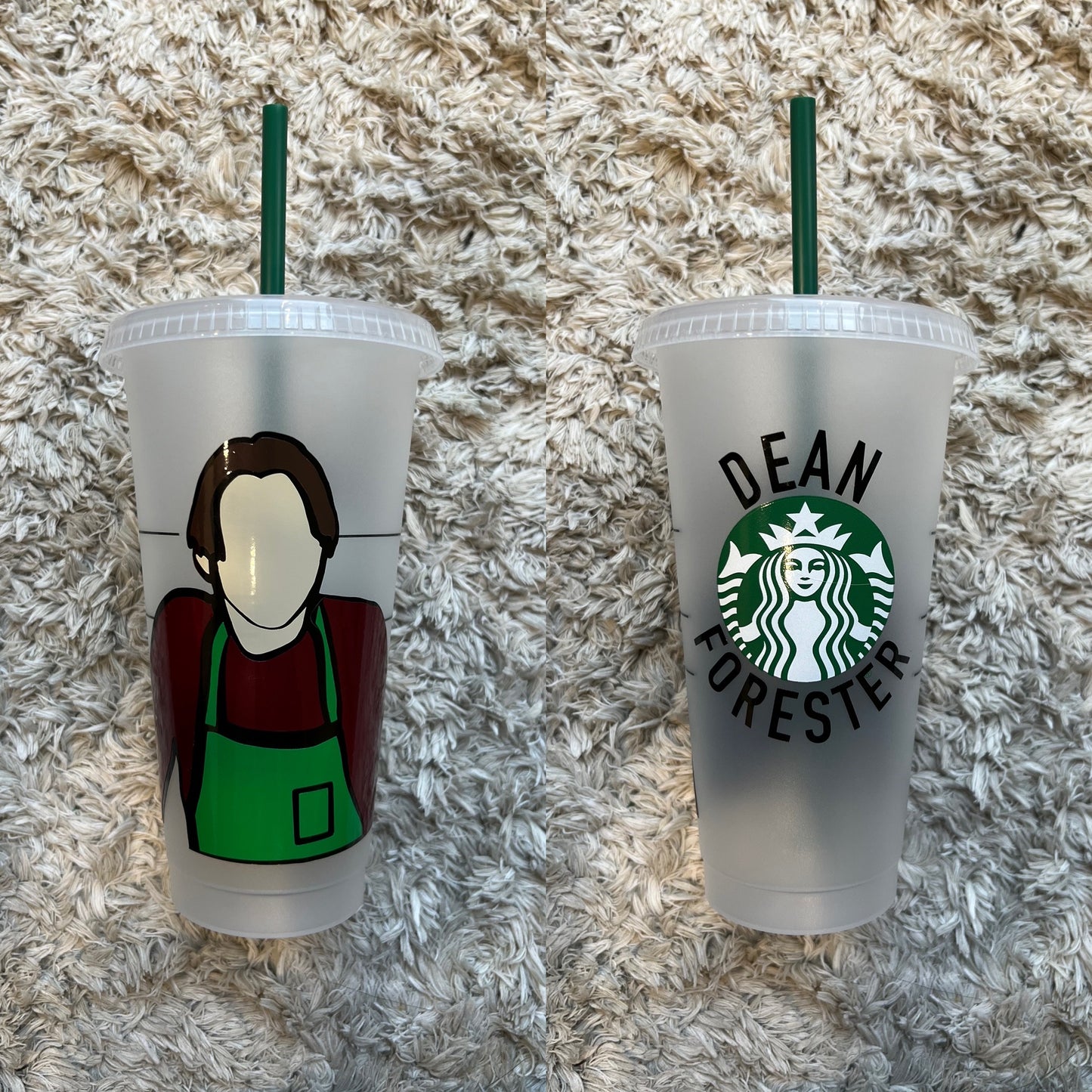 Dean Forester inspired Starbuck tumbler