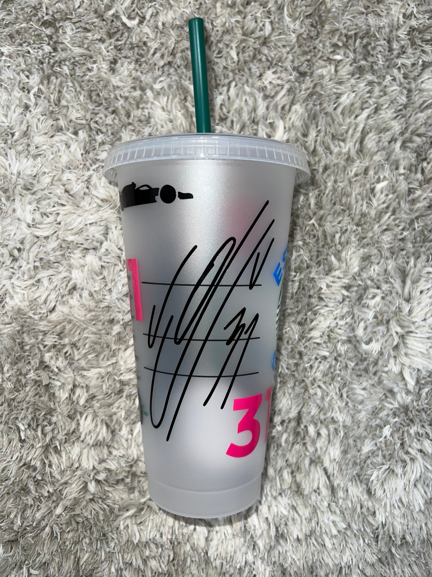 Esteban Ocon 2023 inspired Starbuck tumbler