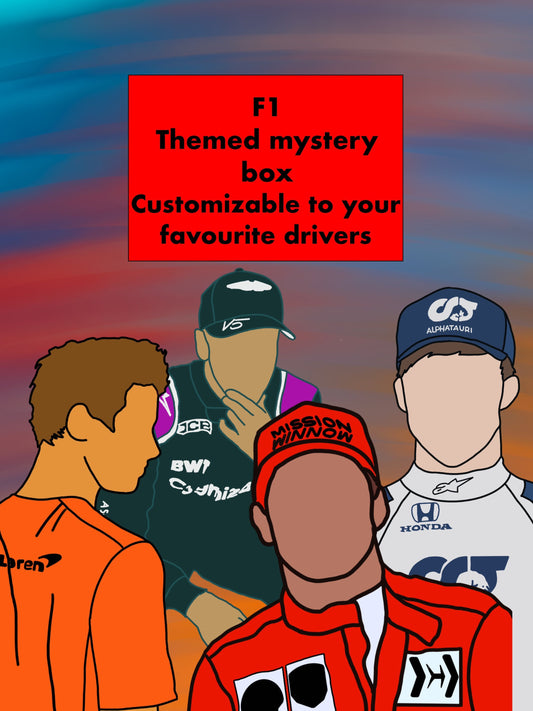 F1 themed mystery box