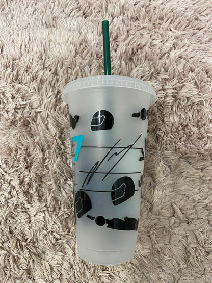 Valtteri Bottas inspired Starbuck tumbler