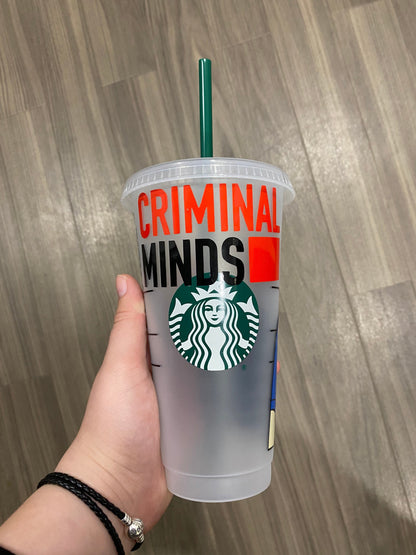 Spencer Reid inspired Starbucks tumbler