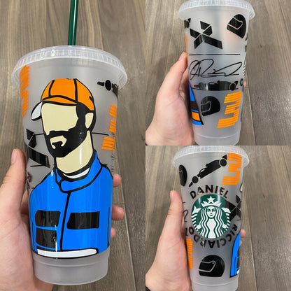 Daniel ricciardo 2021 inspired Starbucks tumbler