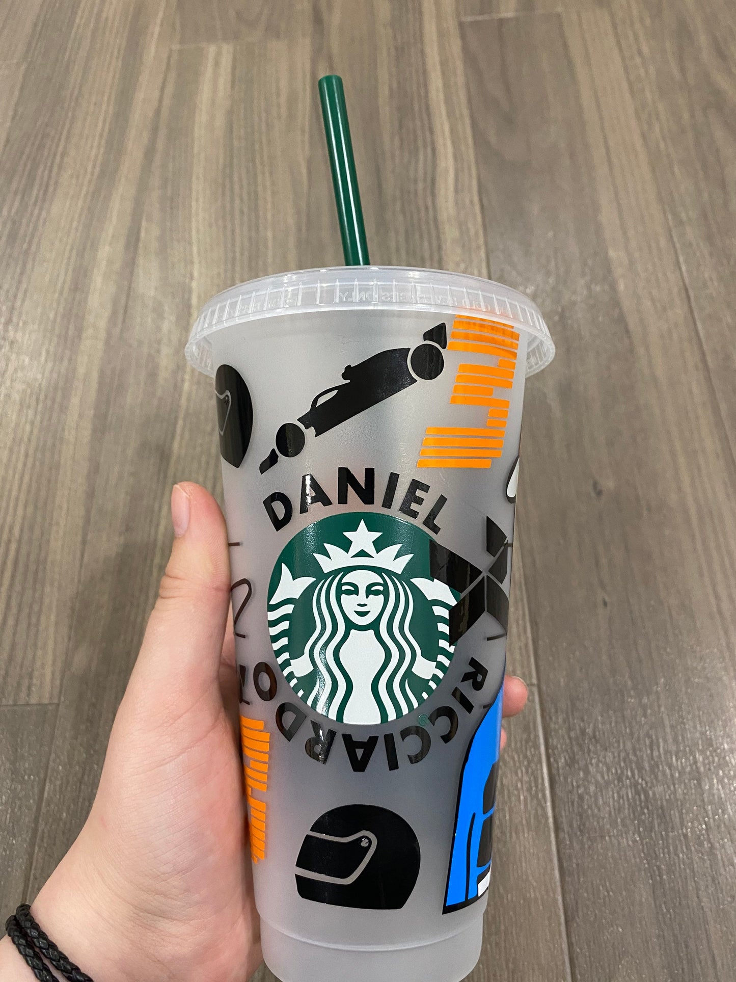 Daniel ricciardo 2021 inspired Starbucks tumbler