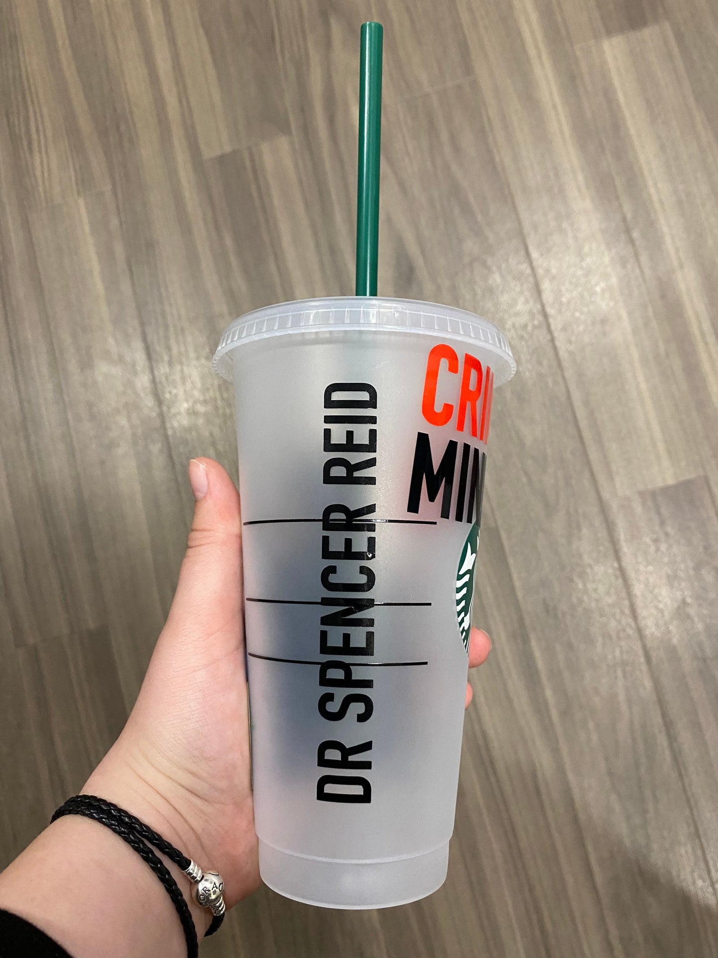 Spencer Reid inspired Starbucks tumbler