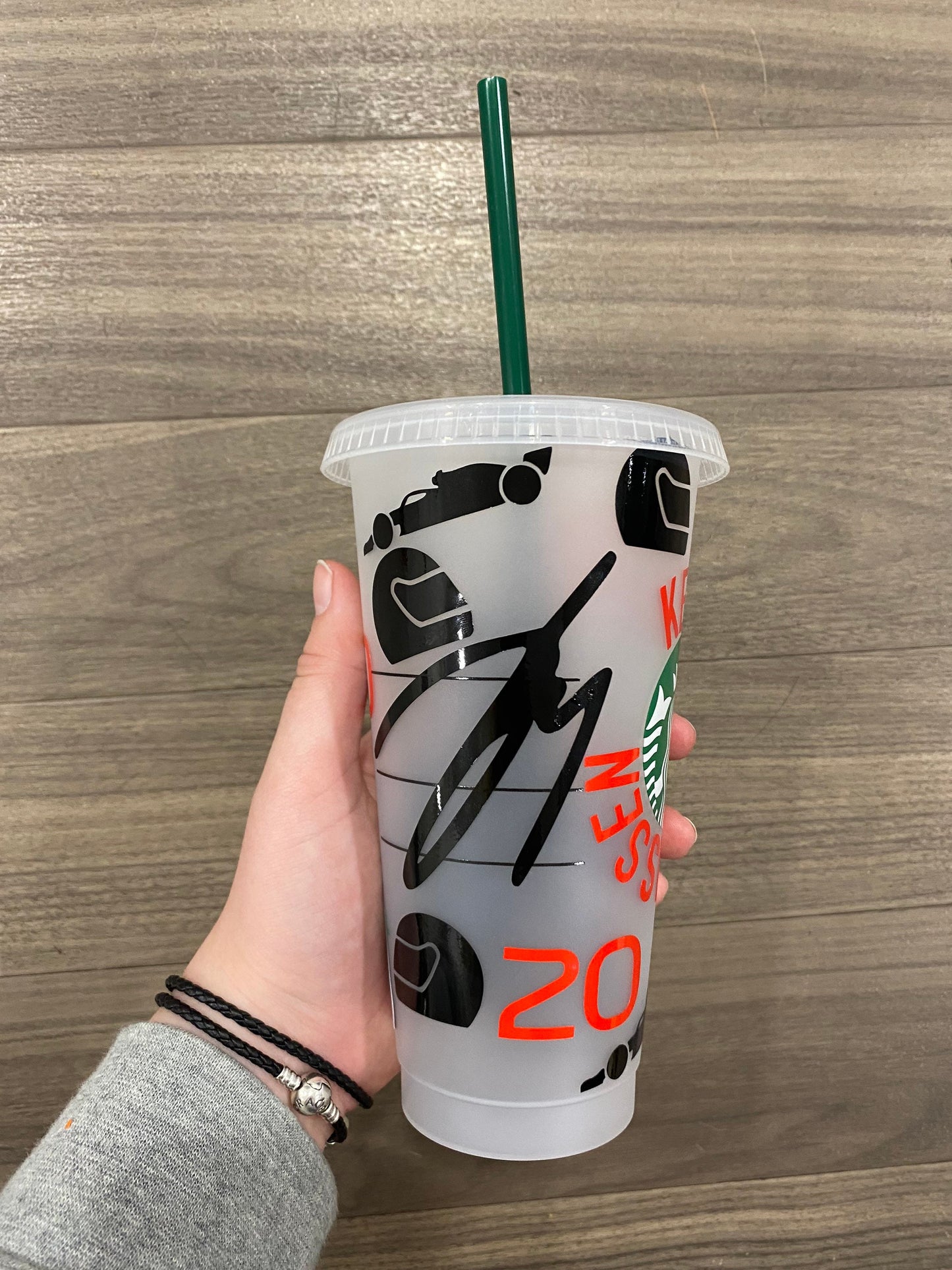 Kevin magnussen inspired starbuck tumbler