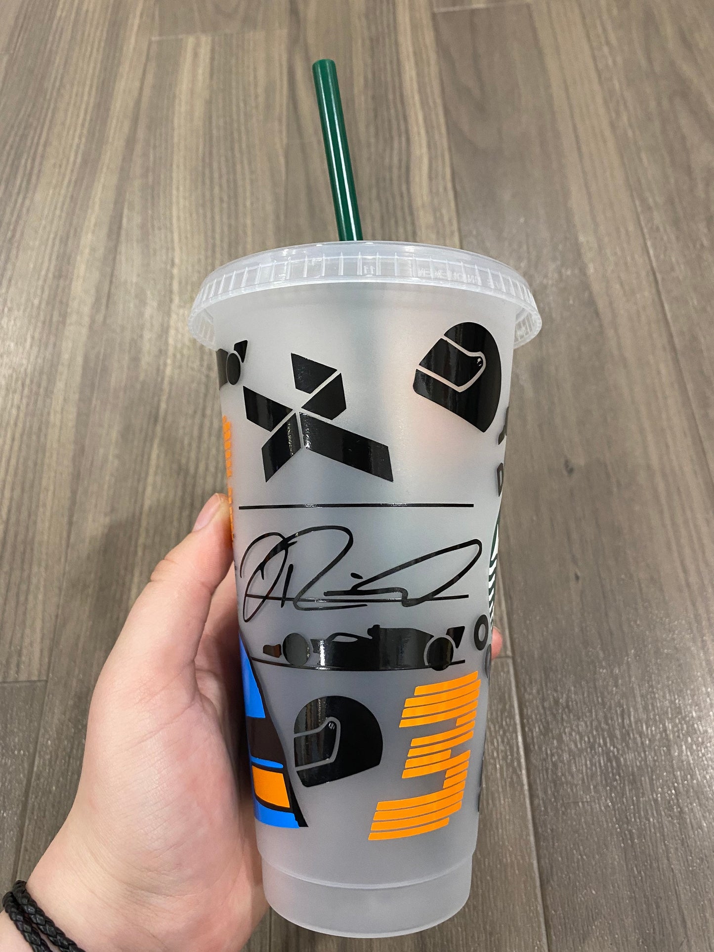 Daniel ricciardo 2021 inspired Starbucks tumbler