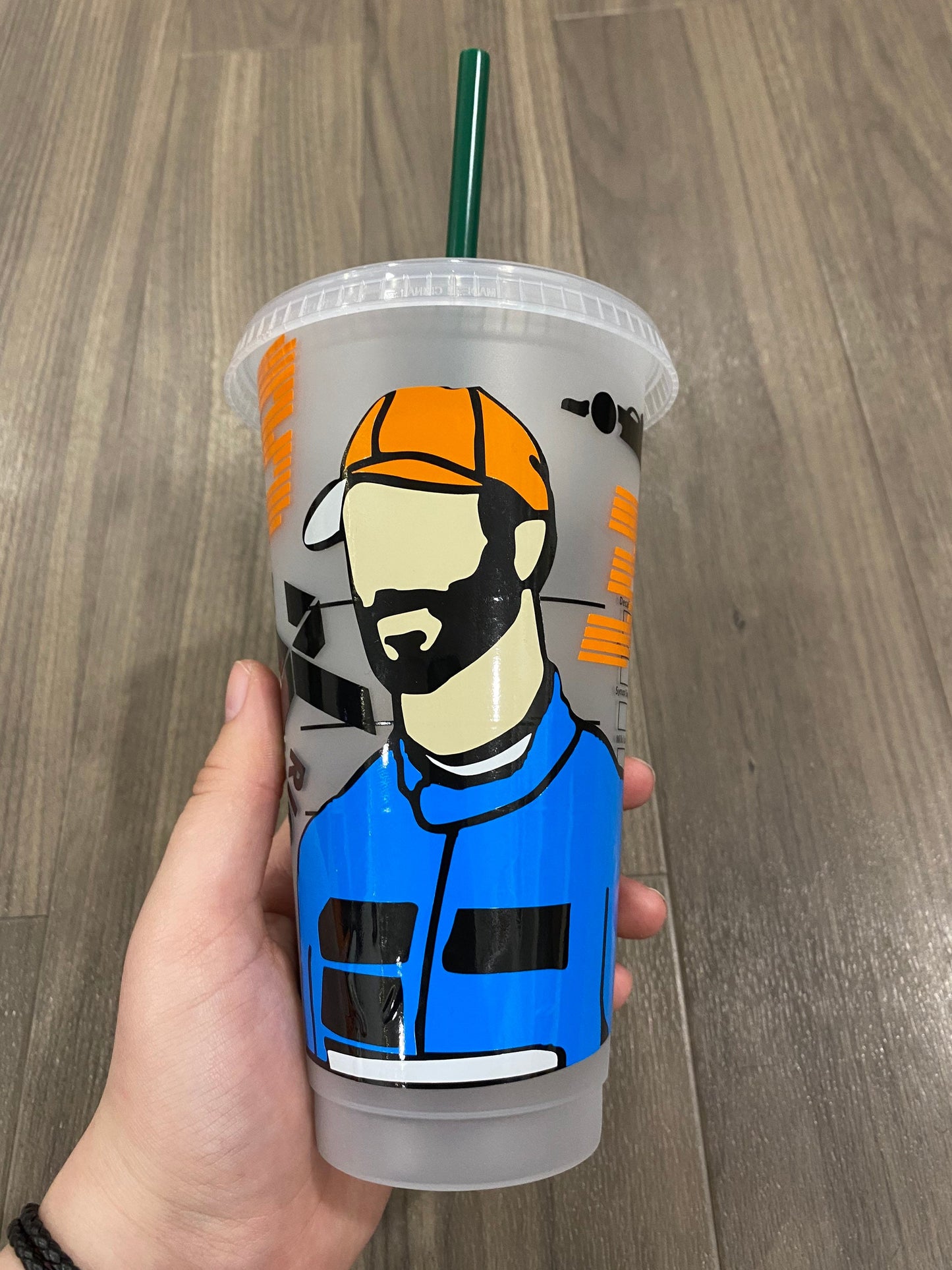 Daniel ricciardo 2021 inspired Starbucks tumbler