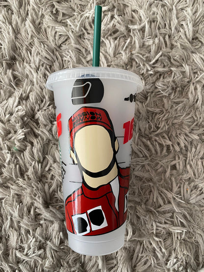 Charles leclerc 21 inspired Starbucks tumbler