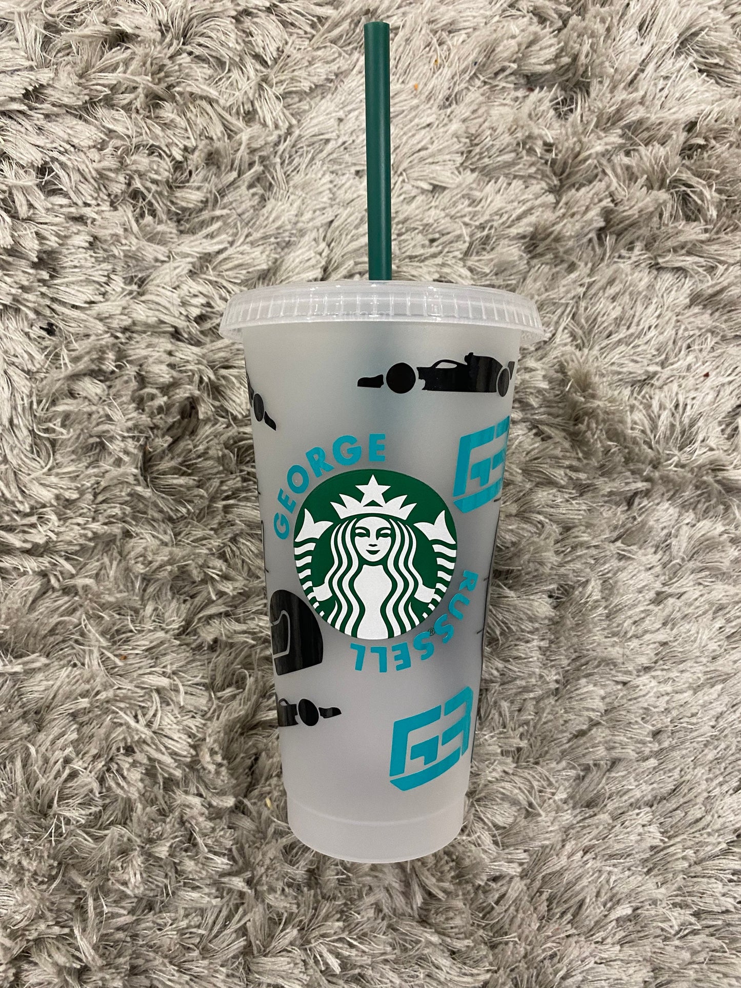 George Russell 2022 inspired starbuck tumbler