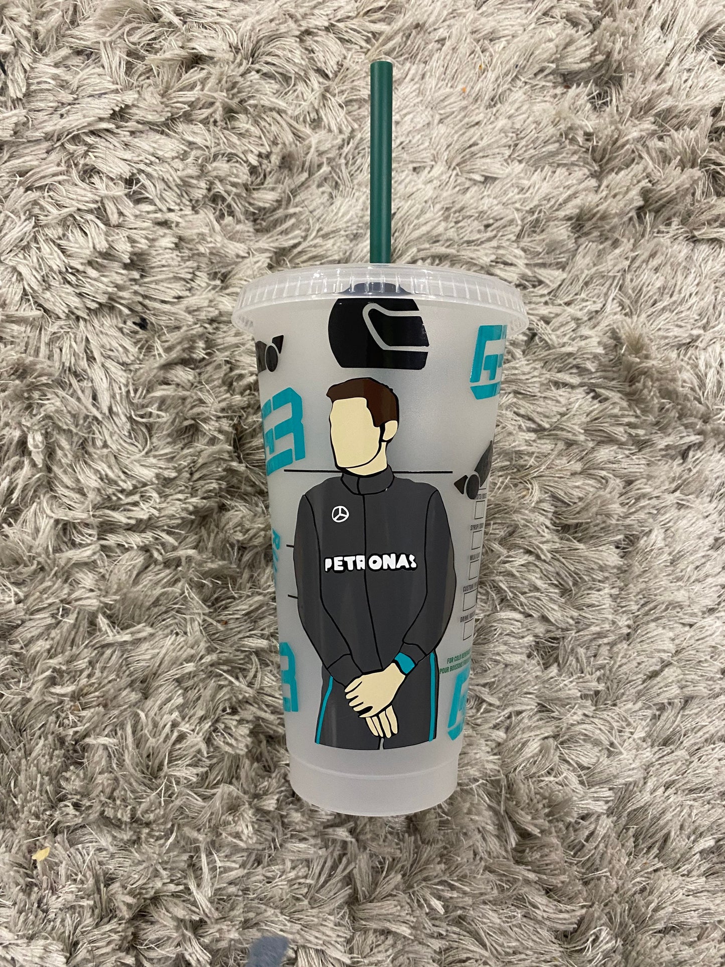 George Russell 2022 inspired starbuck tumbler