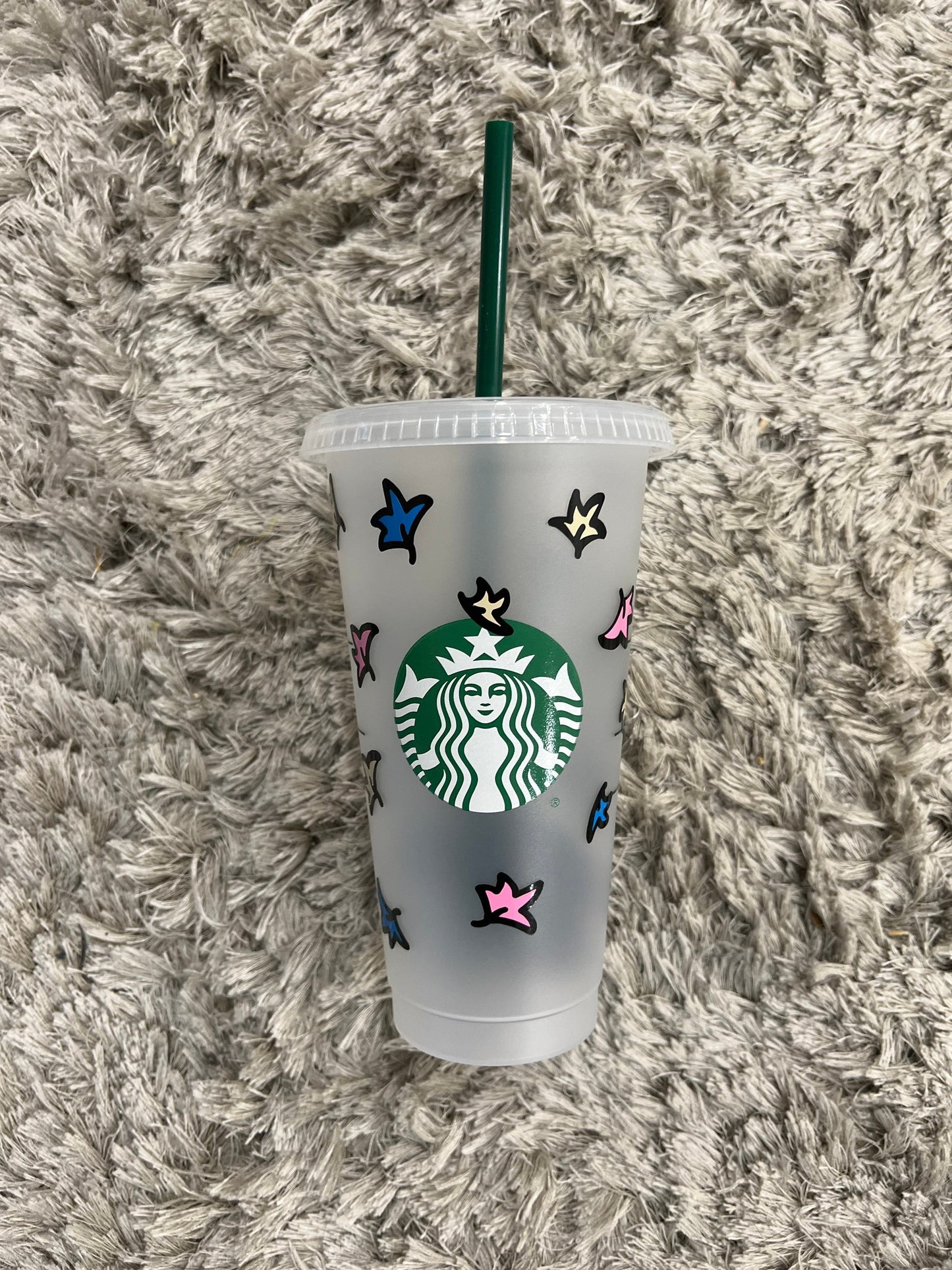 Heart Stopper inspired leaves Starbucks Cup