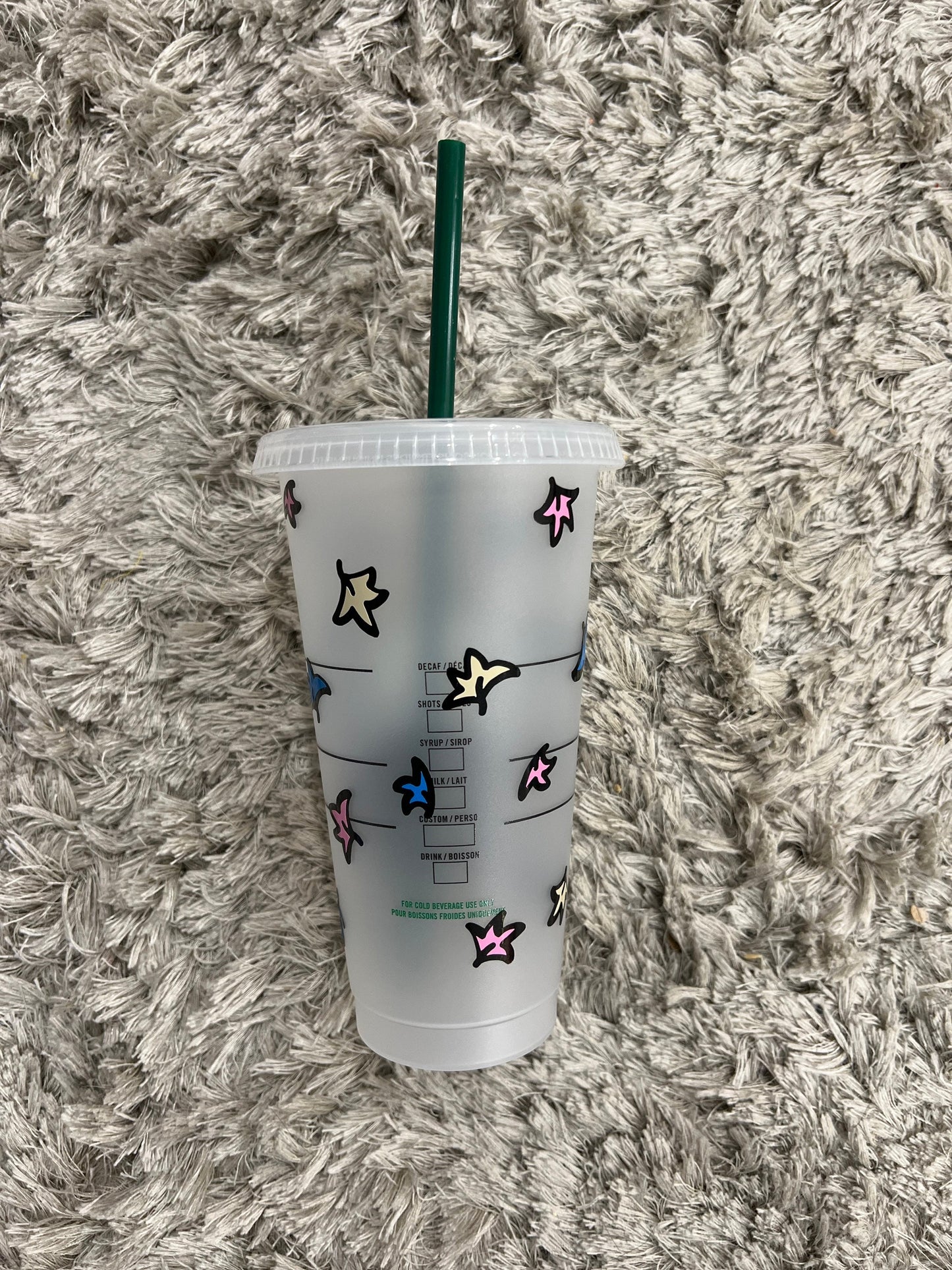 Heart Stopper inspired leaves Starbucks Cup