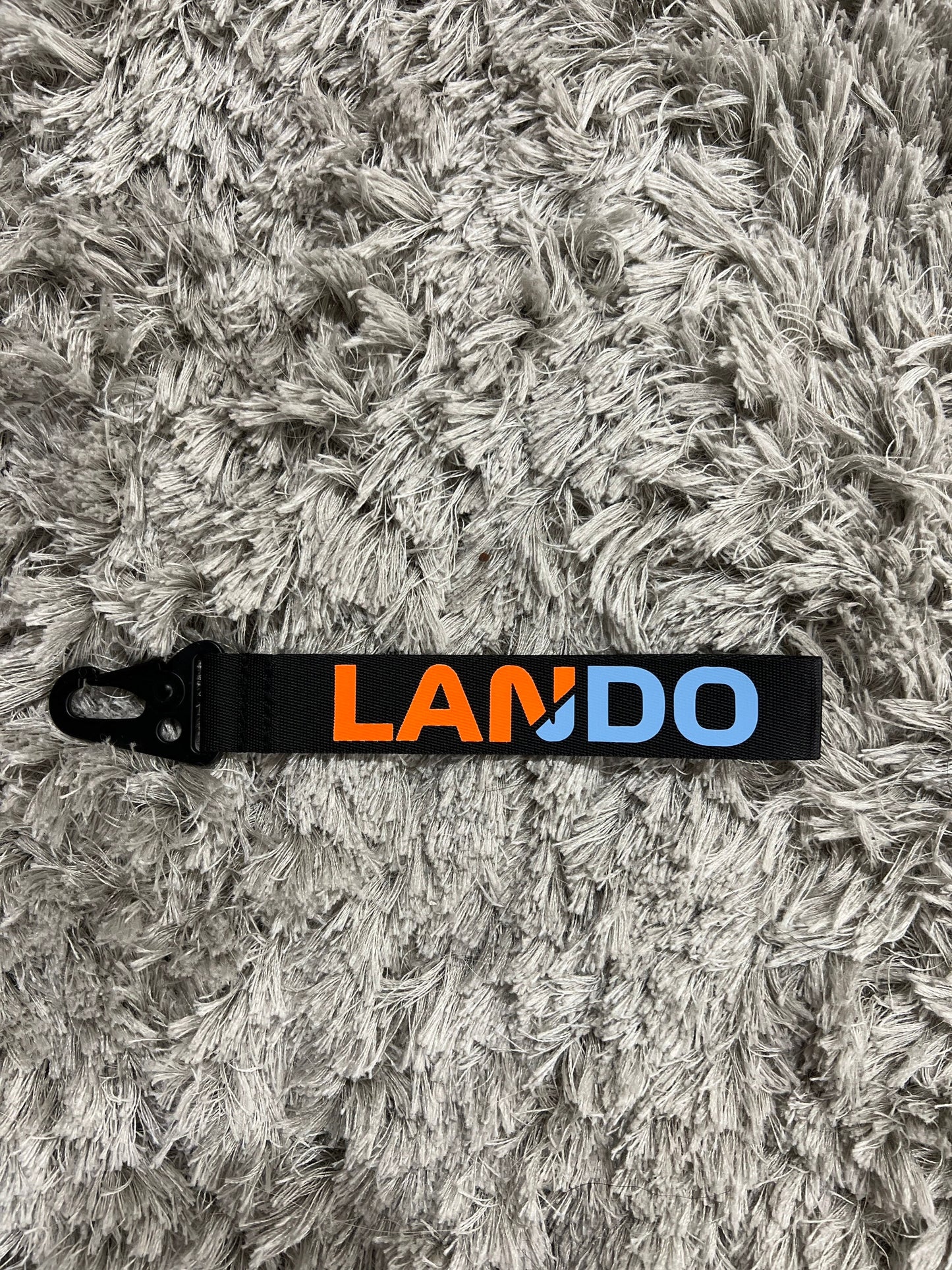 Lando Norris full name  inspired wristlet keychain.