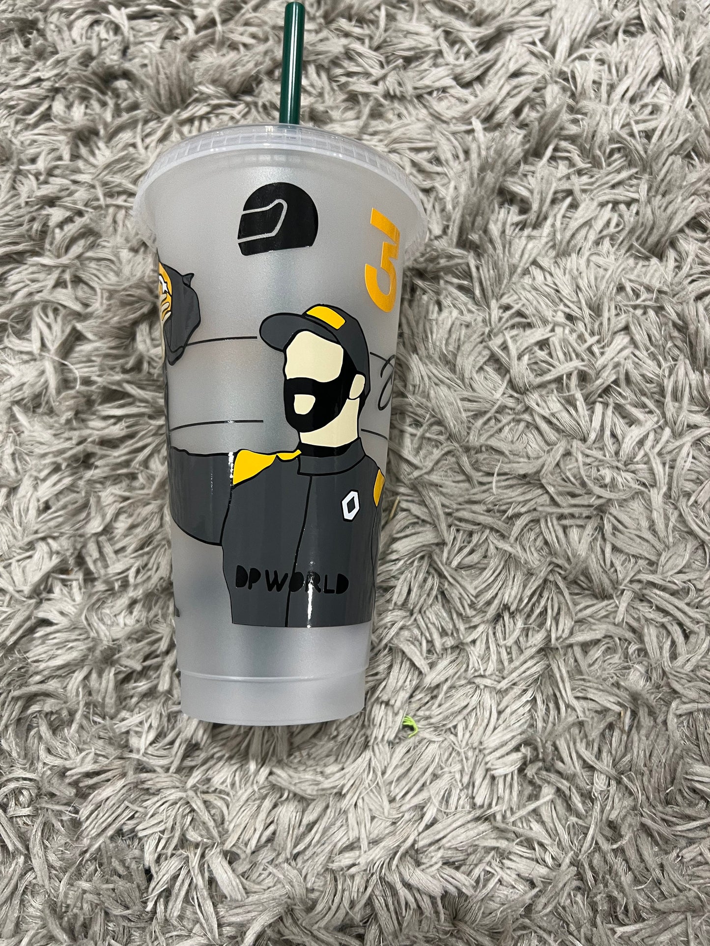 Daniel Ricciardo 2020 inspired Starbucks tumbler