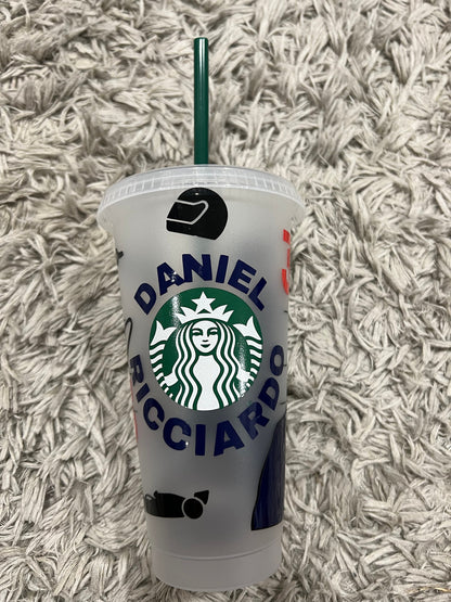 Daniel Ricciardo 2018  inspired Starbucks tumbler