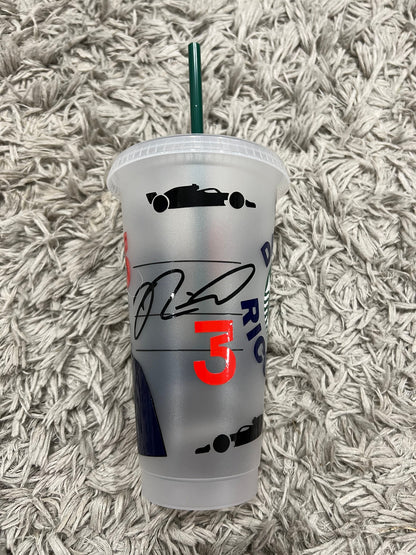 Daniel Ricciardo 2018  inspired Starbucks tumbler