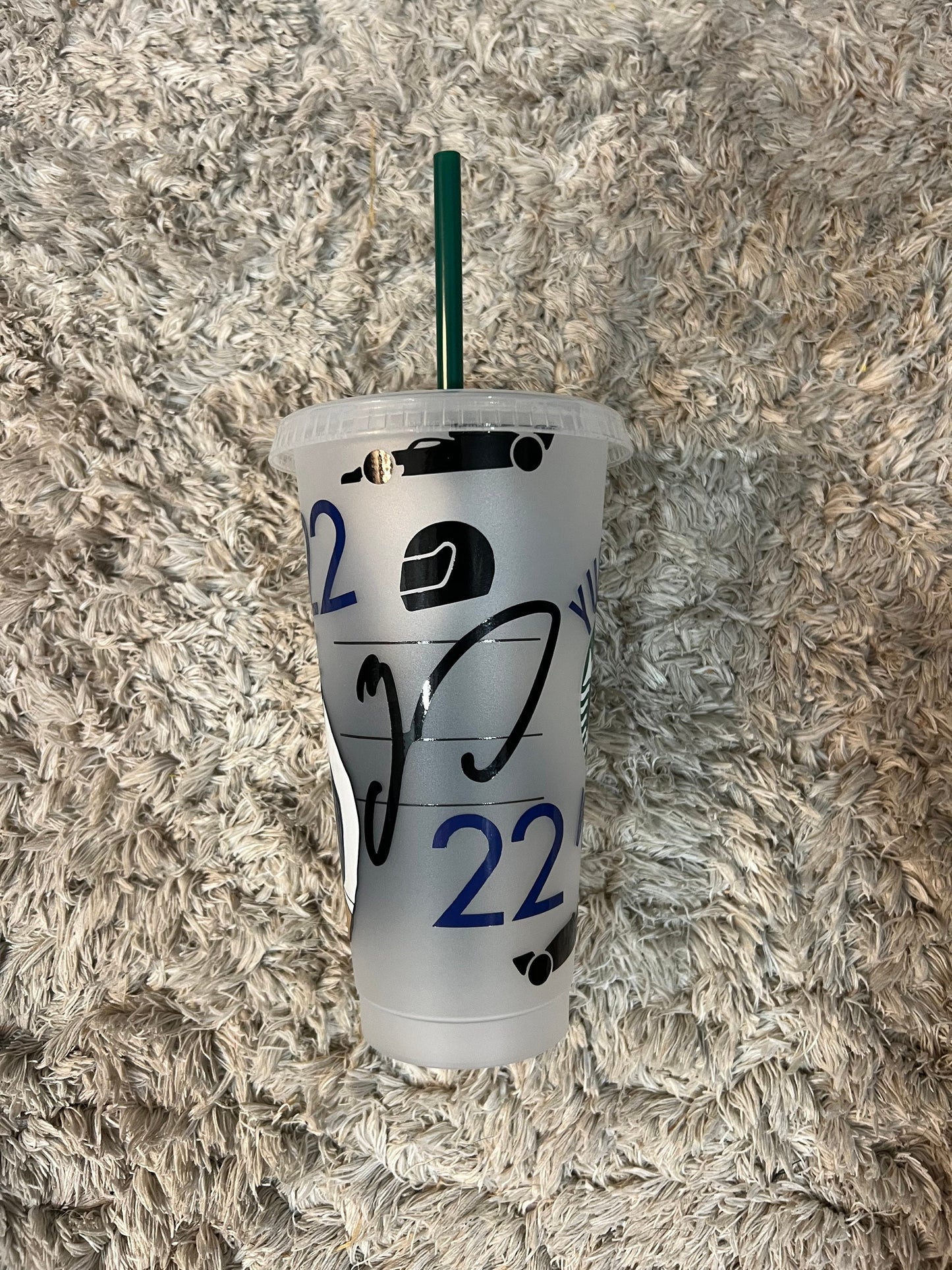 Yuki tsunoda inspired starbuck tumbler