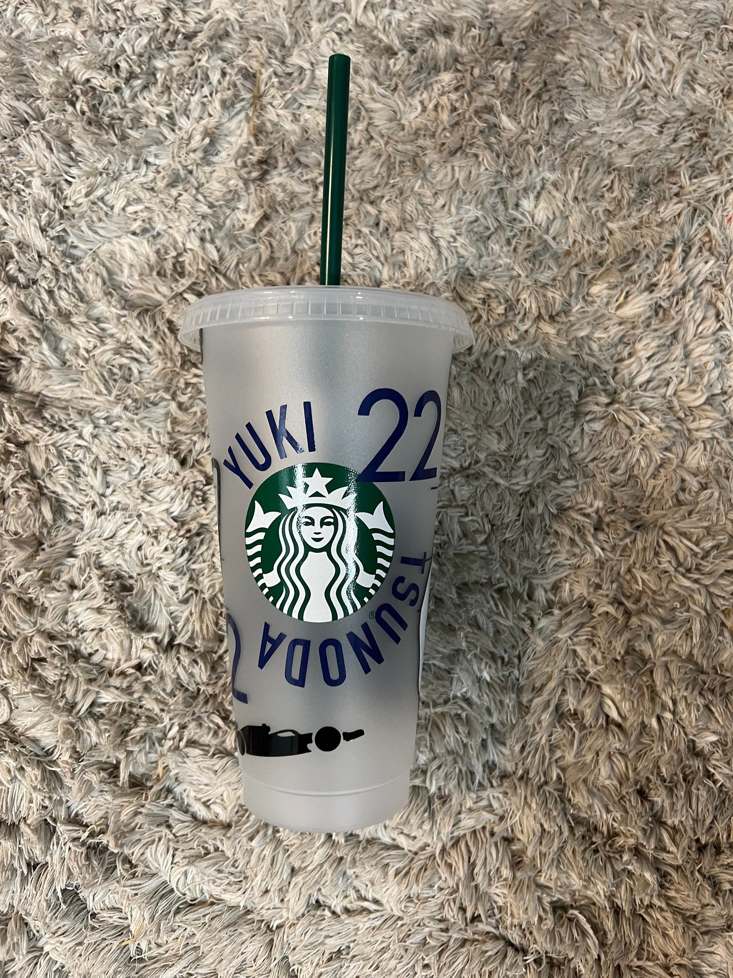 Yuki tsunoda inspired starbuck tumbler