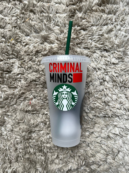 Criminal minds Derek Morgan Starbucks Tumbler