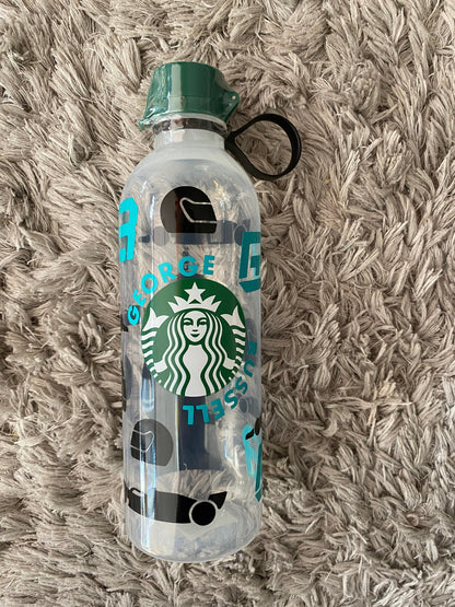 George Russell Starbuck water bottle